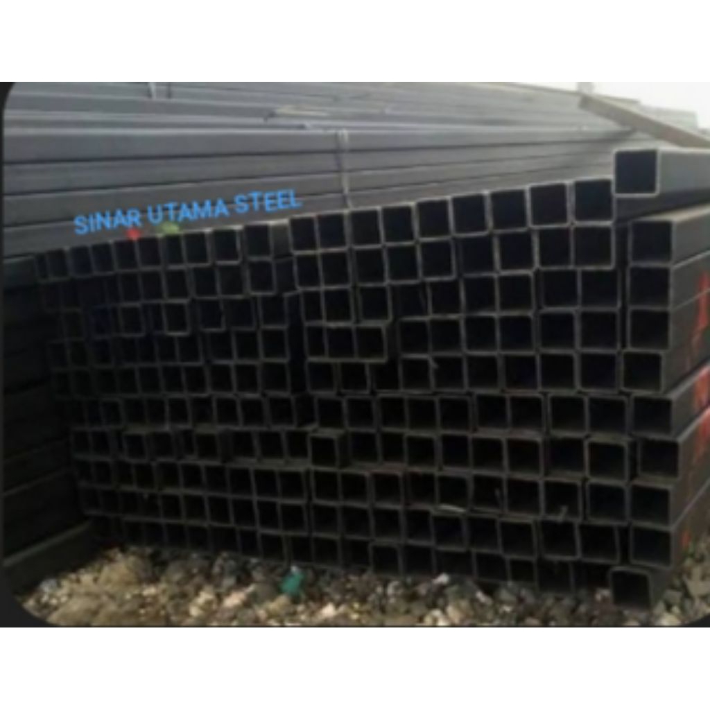 Besi Hollow Hitam 25 x 25 x 1,0mm / Besi Hollo Hitam 2,5 x 2,5 x 1,3mm / Besi Hollow Hitam 25 x 25 x
