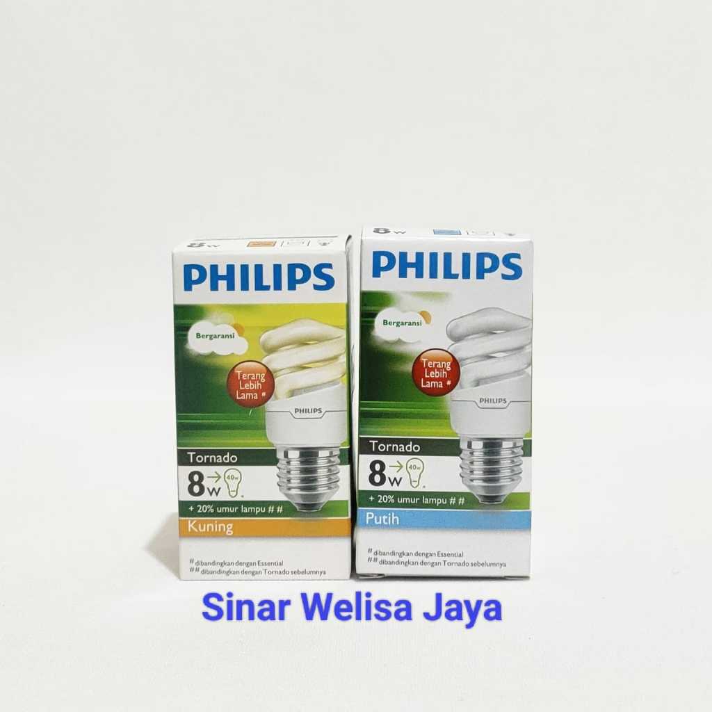 Philips Lampu Tornado 8w