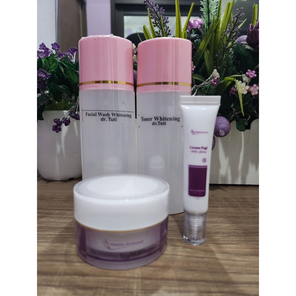 Paket whitening plus Dr.Tuti (kulit normal kering )