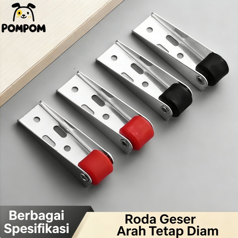 Roda Pintu Geser Universal Roda untuk Pintu Menggantung Roda Geser Bawah Pintu