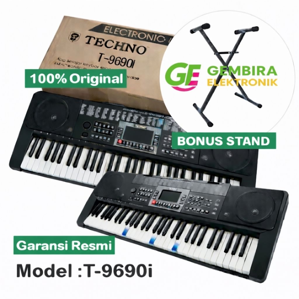 Keyboard piano Techno 9690i