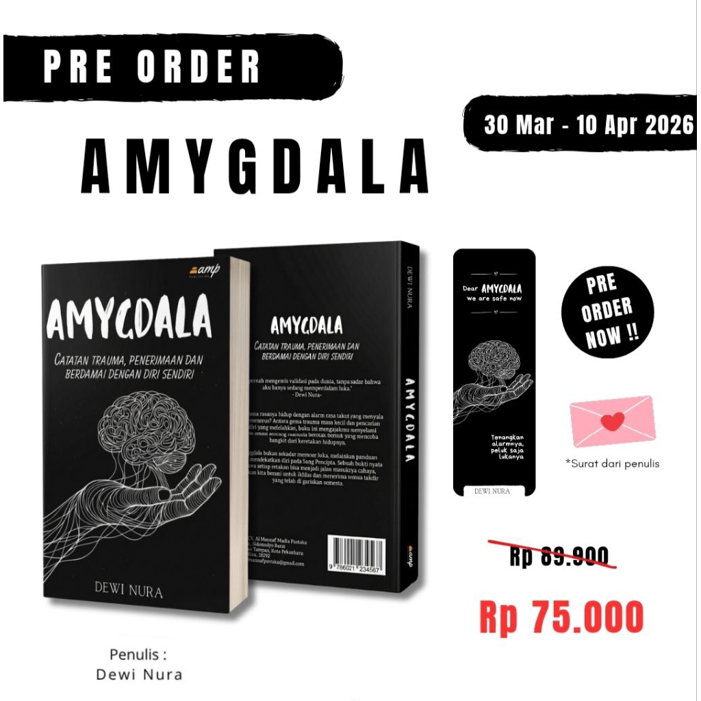 Pre Order Buku Self-Healing | Amygdala | Book only