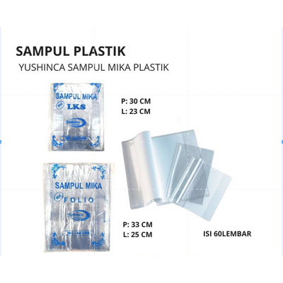 SAMPUL BUKU YUSHINCA MIKA PLASTIK TEBAL
