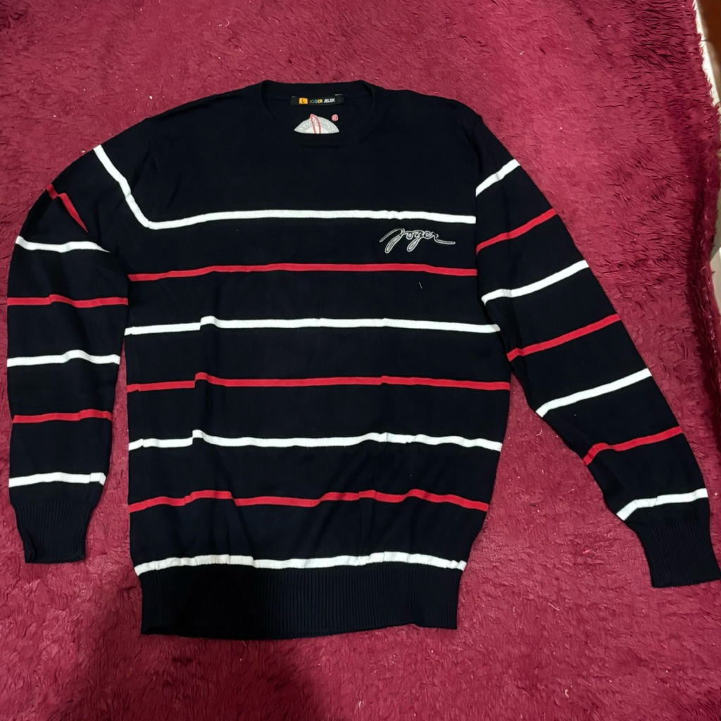 [ Preloved ] Kaos baju sweater joger jelek