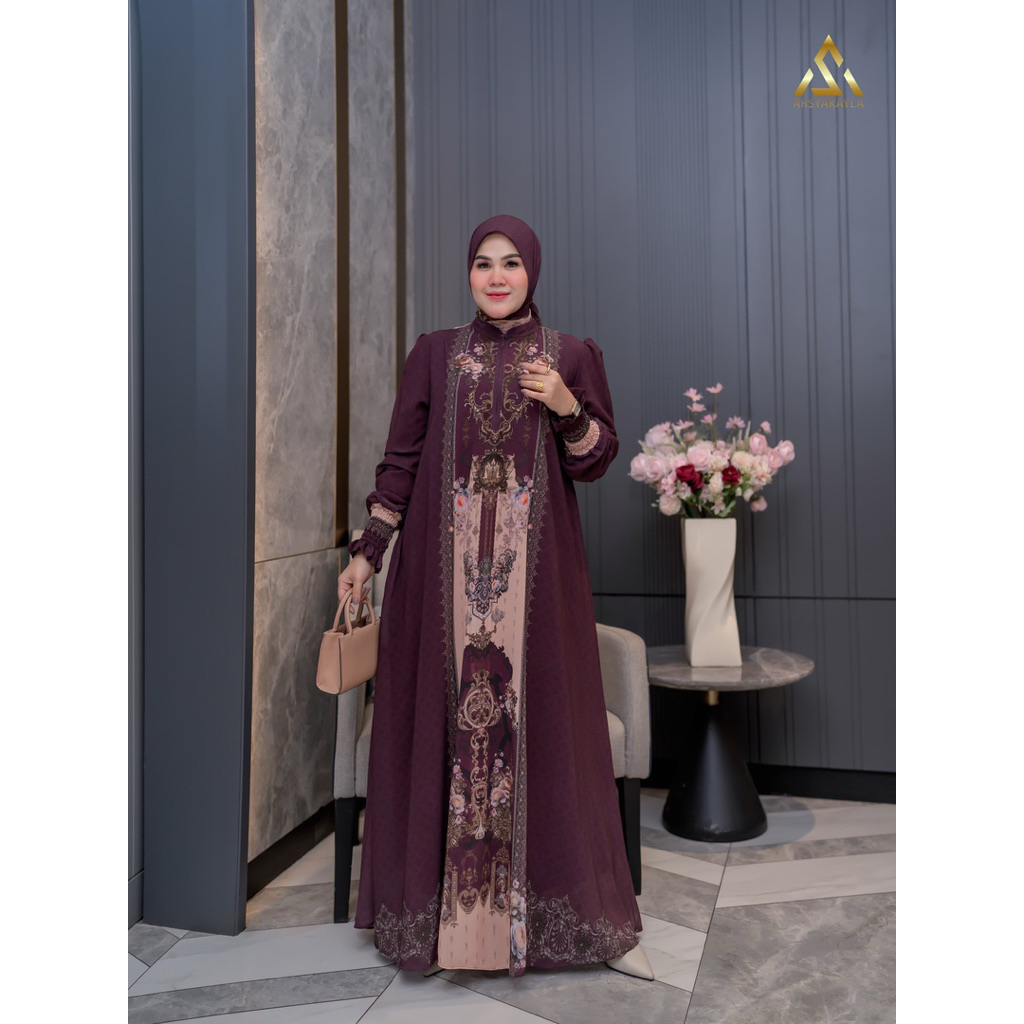gamis adisa dress aeera dress aura ayana by Arsyakayla/setelan rok shr Import