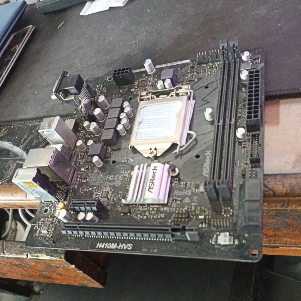 ASRock H410M-HVS Motherboard Micro ATX Intel H410 Socket 1200