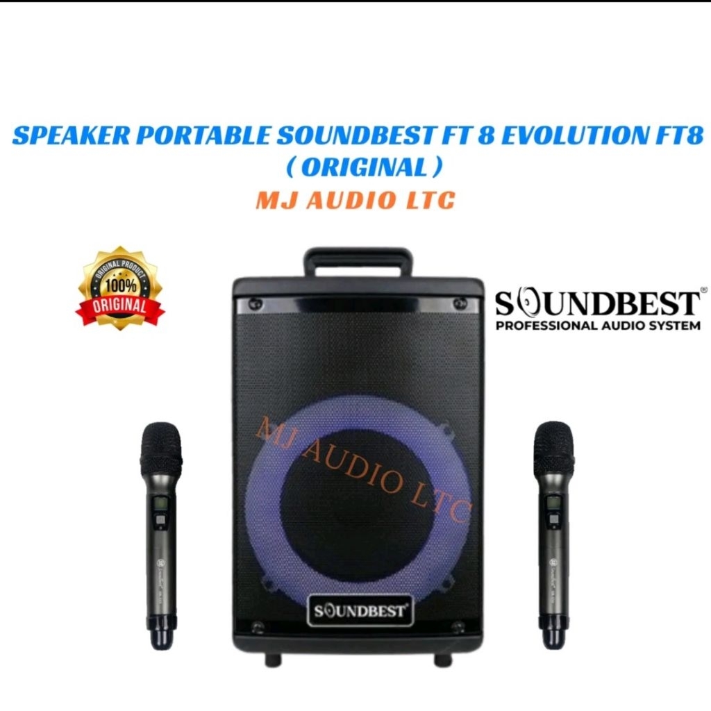 SPEAKER PORTABLE SOUNDBEST FT 8 EVOLUSION FT8 ORIGINAL