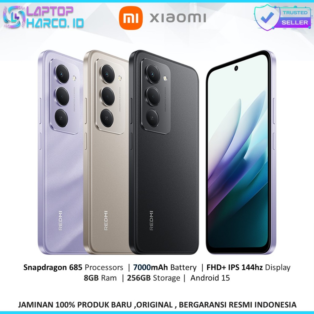 Xiaomi Redmi 15 RAM 8GB/256GB Snapdragon 685  Garansi Resmi