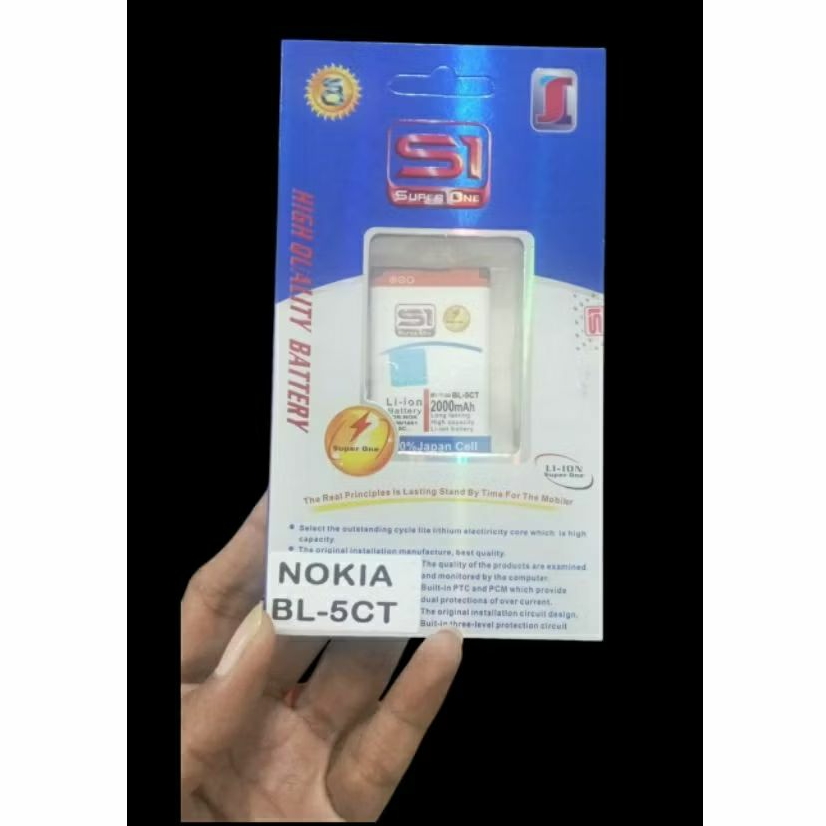 Baterai Double Power Super One For Nokia BL 5CT Batre Double IC Original Superone