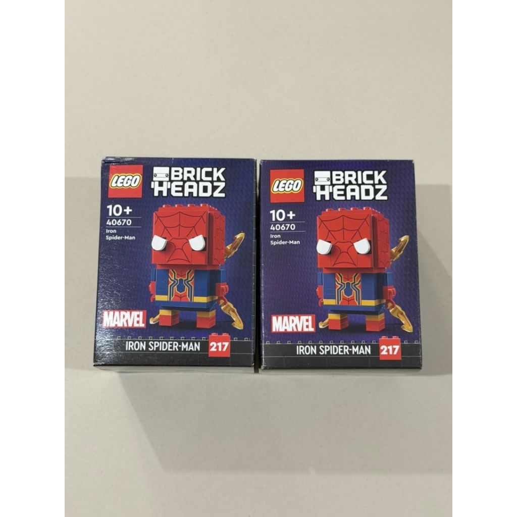 Lego Bricks Head Spiderman Sealed