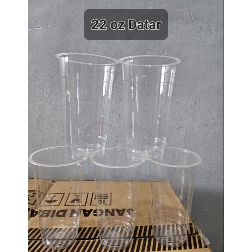 GELAS PLASTIK 22 OZ DATAR TEN