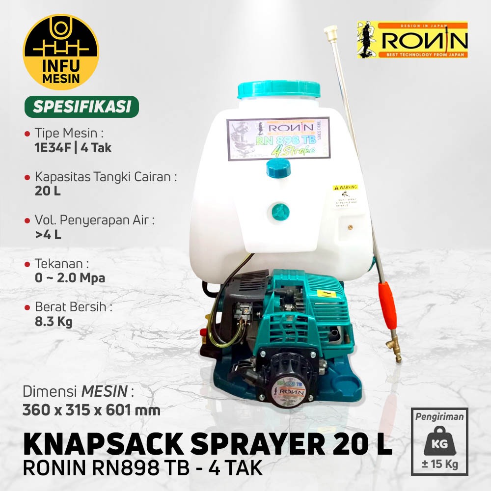 SPRAYER HAMA 4 TAK RONIN RN898 TB KNAPSACK 20 LITER
