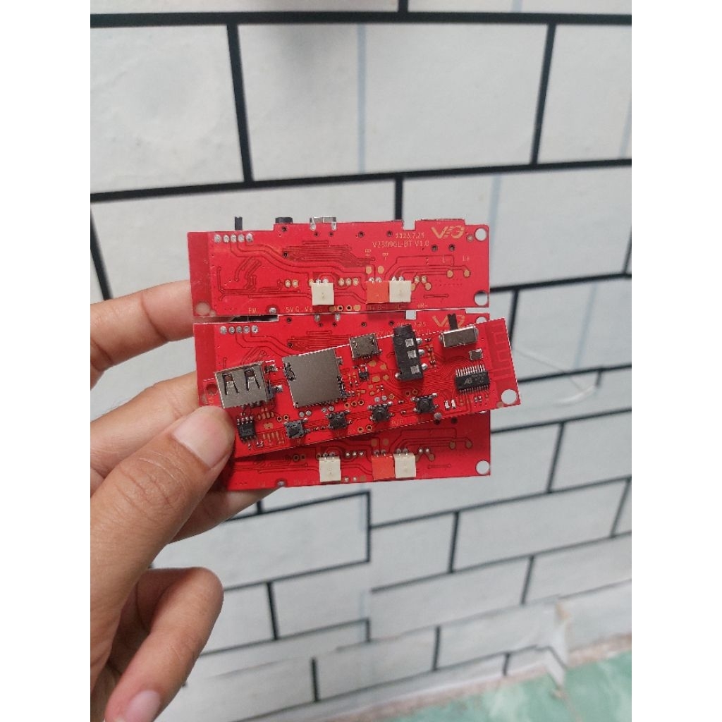 Modul speaker Bluetooth universal mp3 bisa karoke fm radio normal sesuai foto