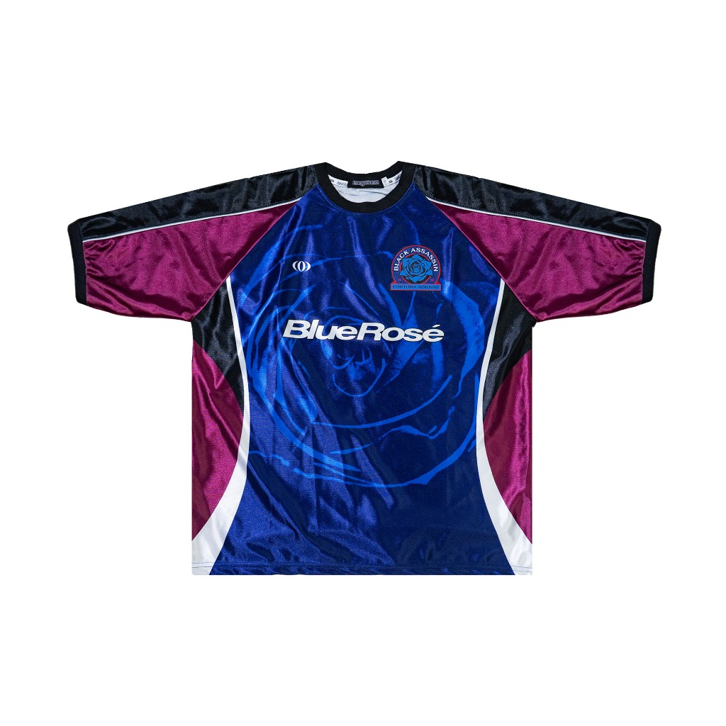 Meganeco Oversized Vintage Jersey - Blue Rose Shower Derby Collection