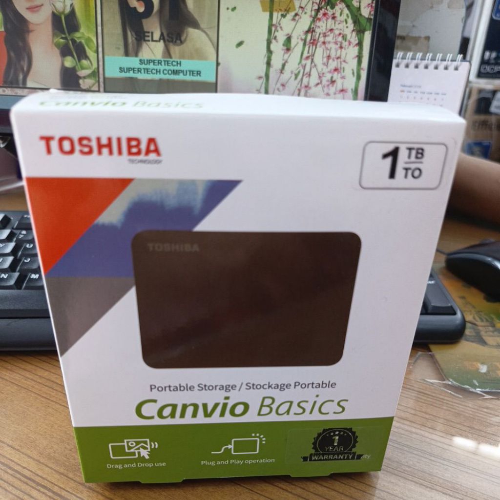 Hardisk Eksternal Toshiba 1TB
