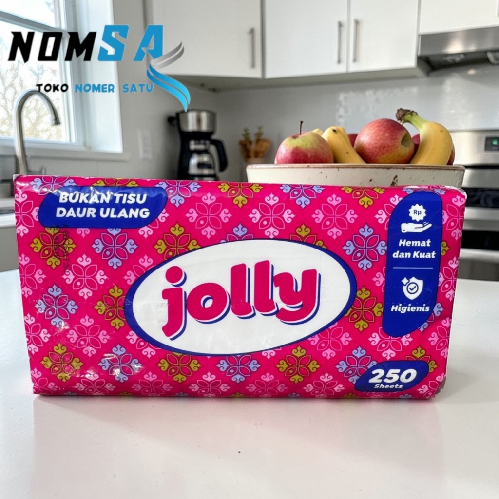 TISU UKURAN BESAR TISU JOLLY 250 SHEET 2 PLY | TISSUE JOLLY FACIAL 250 SHEET 2 PLY