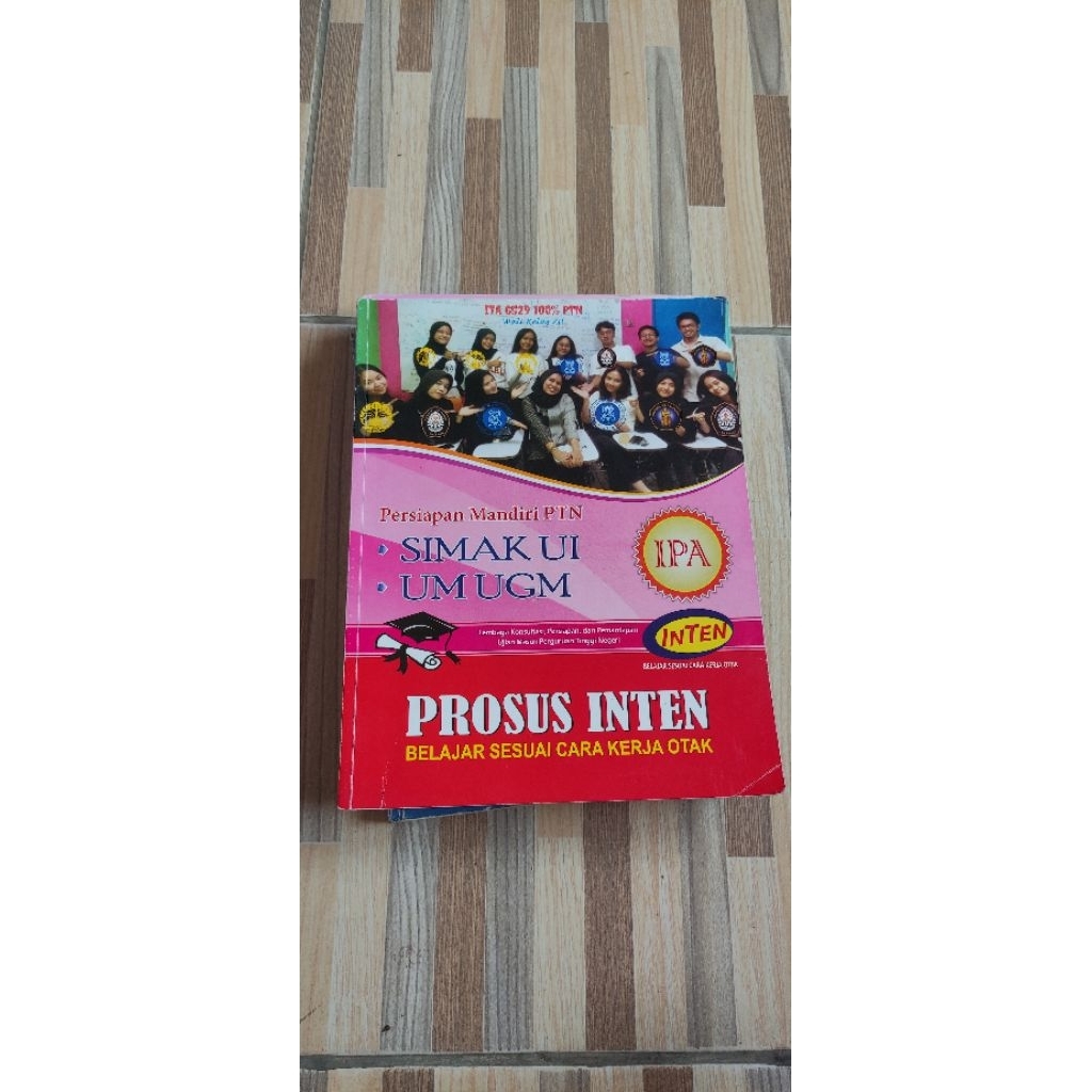 BUKU PROSUS INTEN SUPER INTENSIF, PERSIAPAN SIMAK UI UM UGM SNBT UTBK 2023