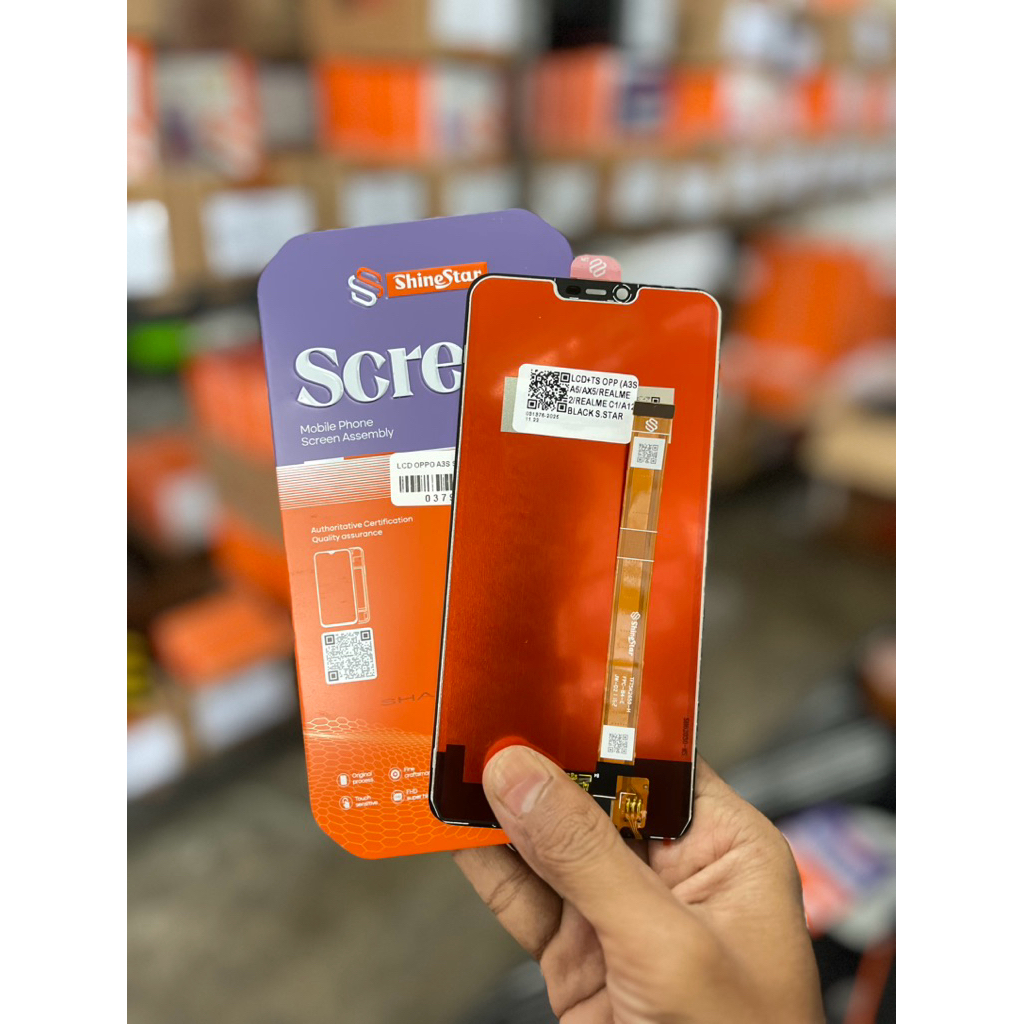 LCD OPPO A3s / A5 / AX5 / REALME 2 / C1 / A12 ORG SHINE STAR ORIGINAL BERGARANSI TERMURAH