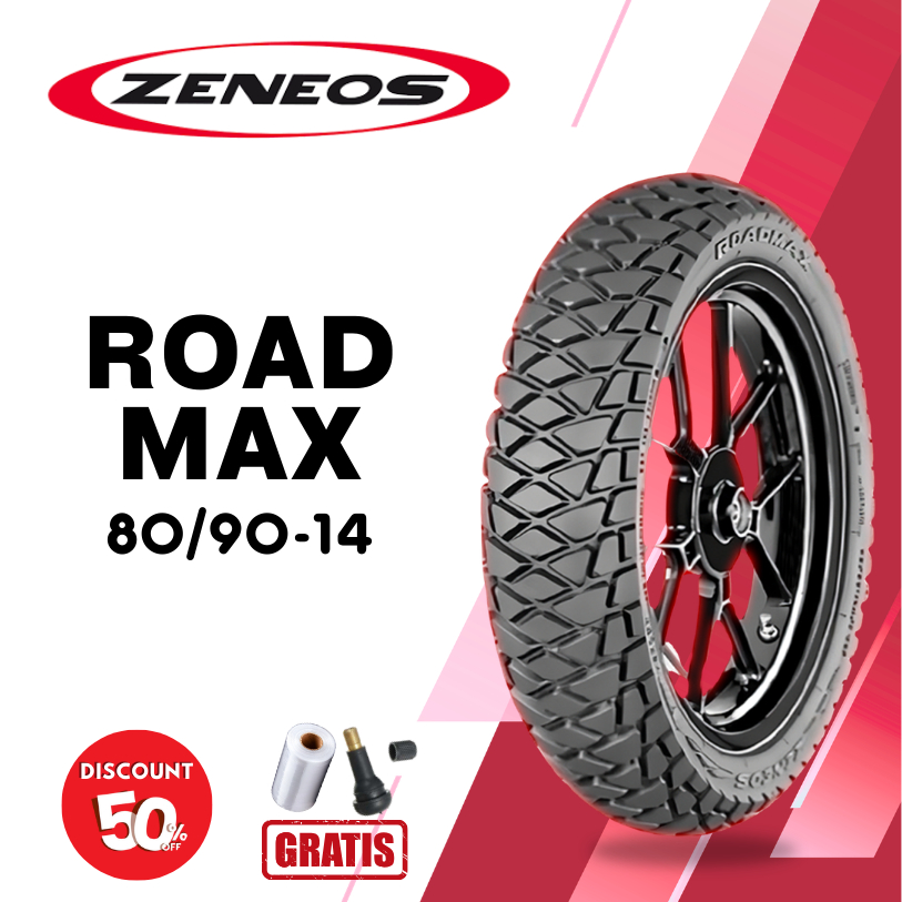 Ban Motor ZENEOS ROADMAX  80/90 RING 14 Tubeless