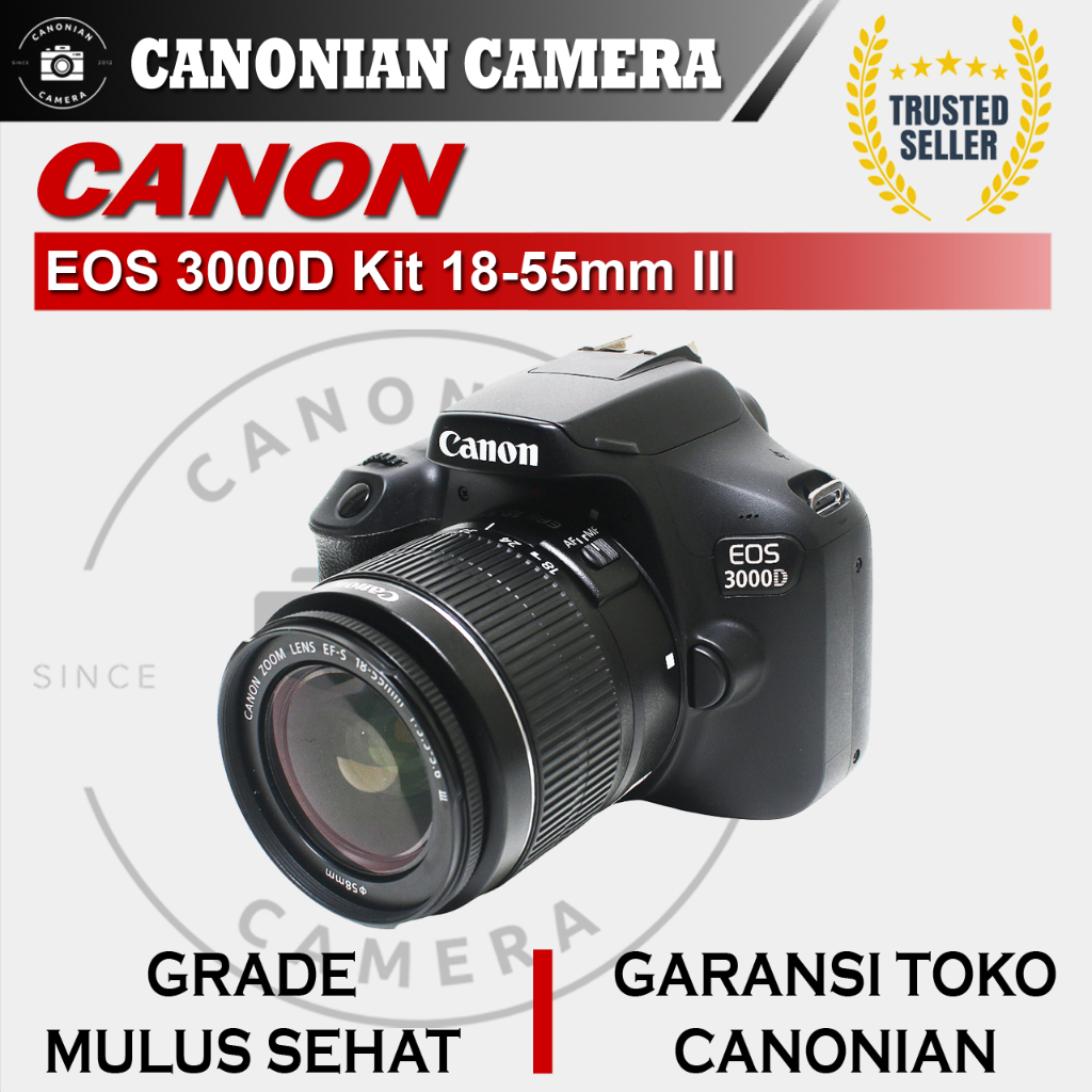 Kamera Canon 3000D Camera DSLR