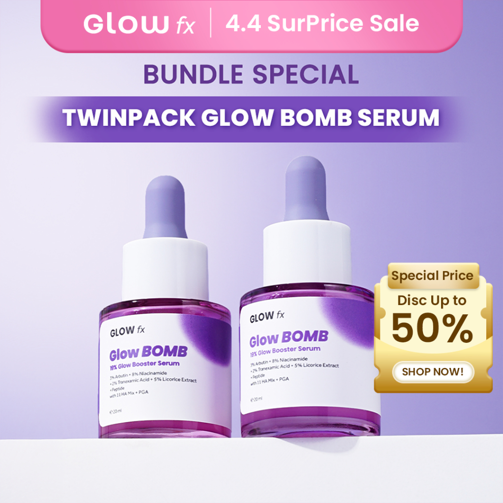 GLOW fx BEAUTY [Twin Pack] Glow Bomb Serum 20mL - 2 Pcs