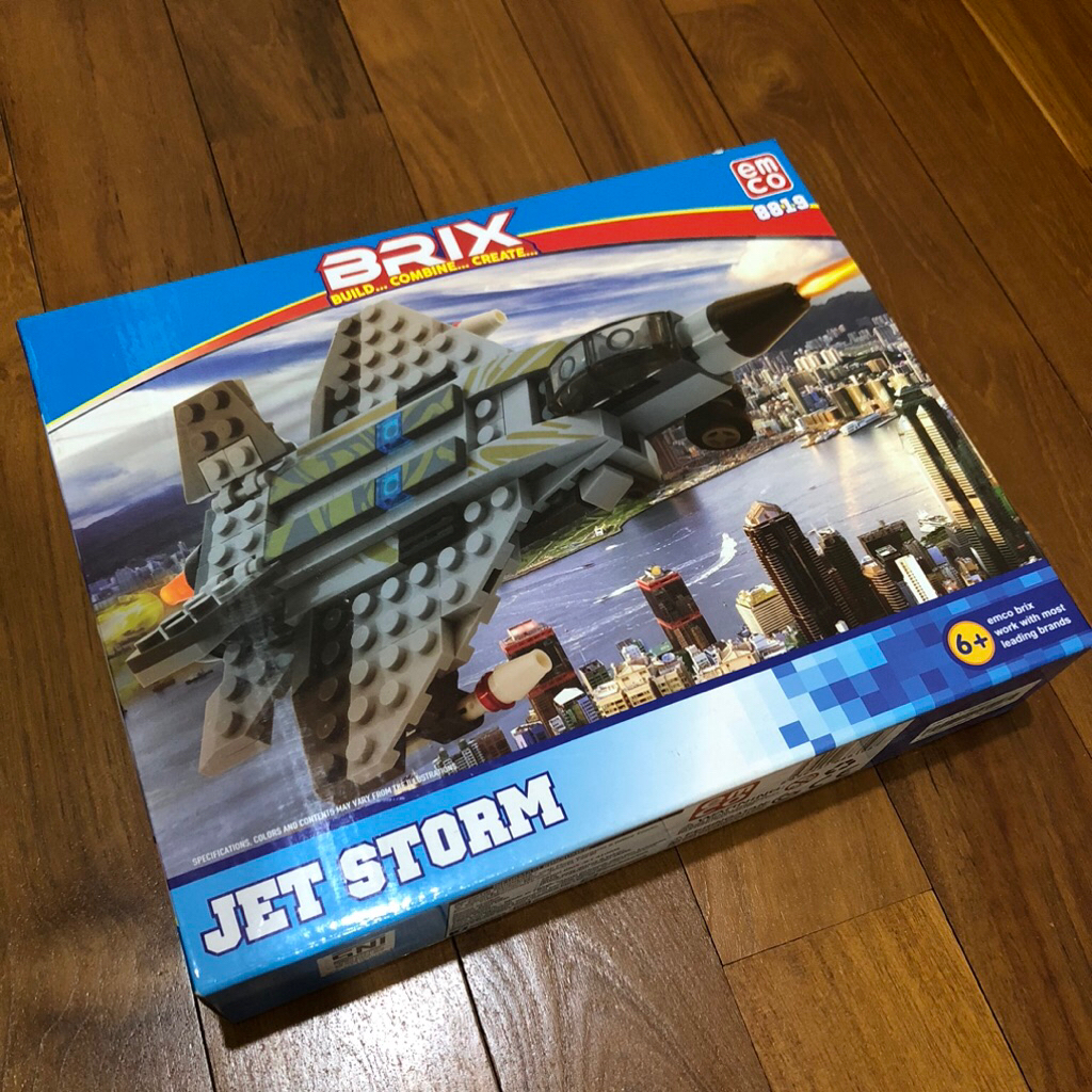 Emco Brix Jet Storm 8819 Mainan Anak Blok Brick Kualitas Bagus Original Edukasi