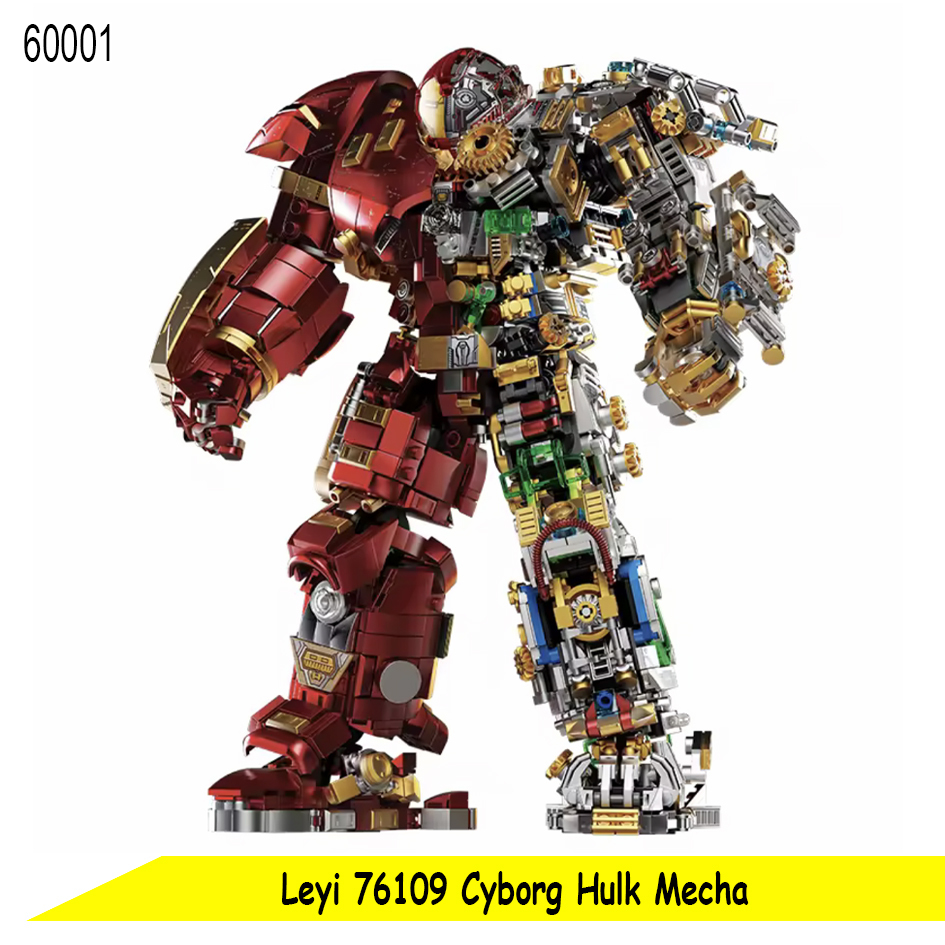 LEYI 76109 Cyborg Hulk Mecha Robot Block Brick Mainan Balok Blok Brick