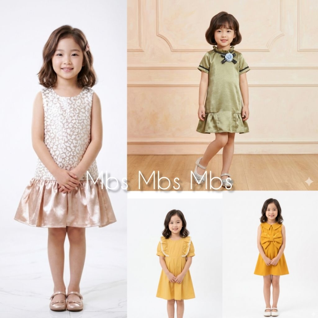 DRESS ANAK KING KID PREMIUM 2-8THN