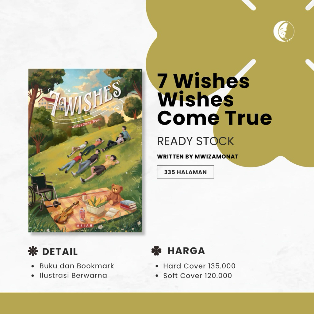 [ READY STOCK ] 7 WISHES (WISHES COME TRUE) HAPPY VER BY MWIZAMONAT