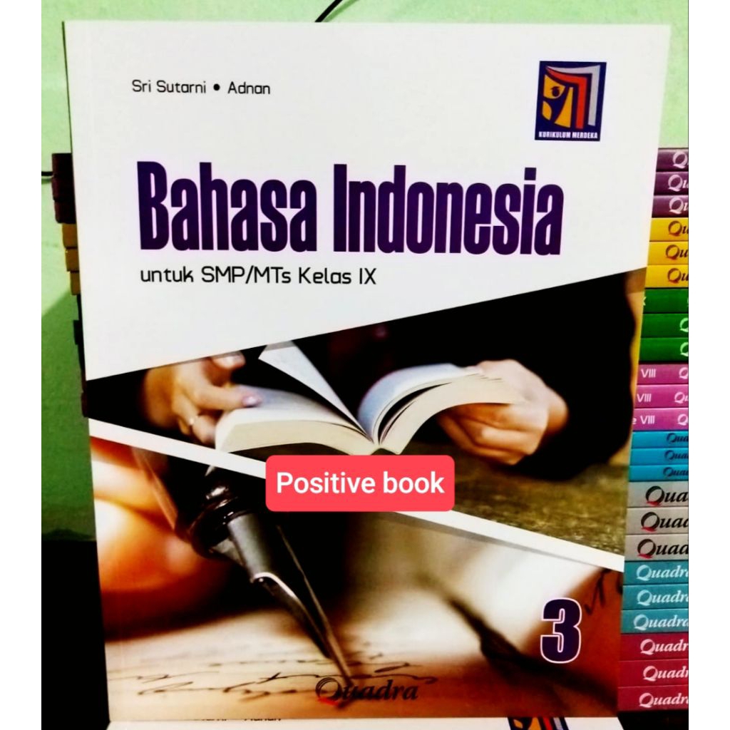 Buku Bahasa Indonesia Kelas 9 SMP Kurikulum Merdeka Quadra