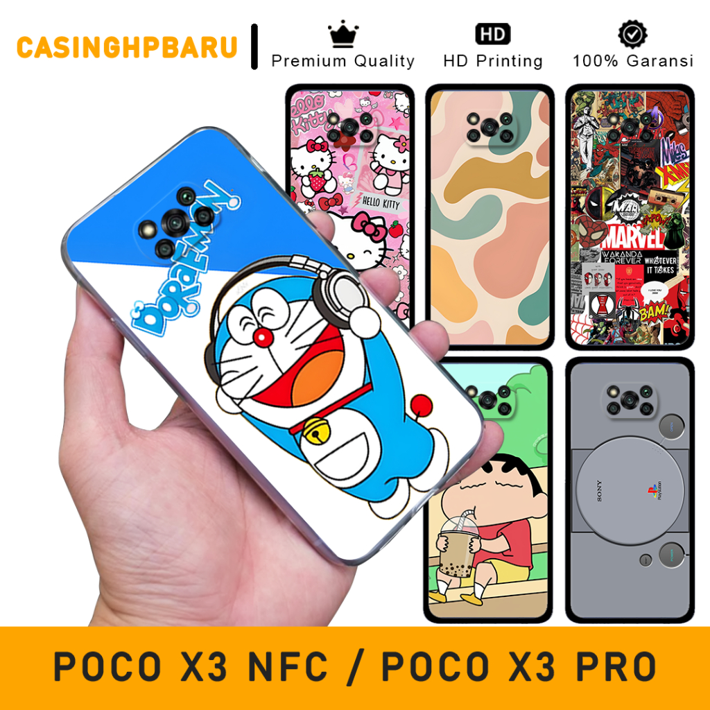 CASINGHPBARU - Casing POCO X3 NFC POCO X3 PRO Softcase Premium Hybrid Case Custom Case Lucu Aestheti