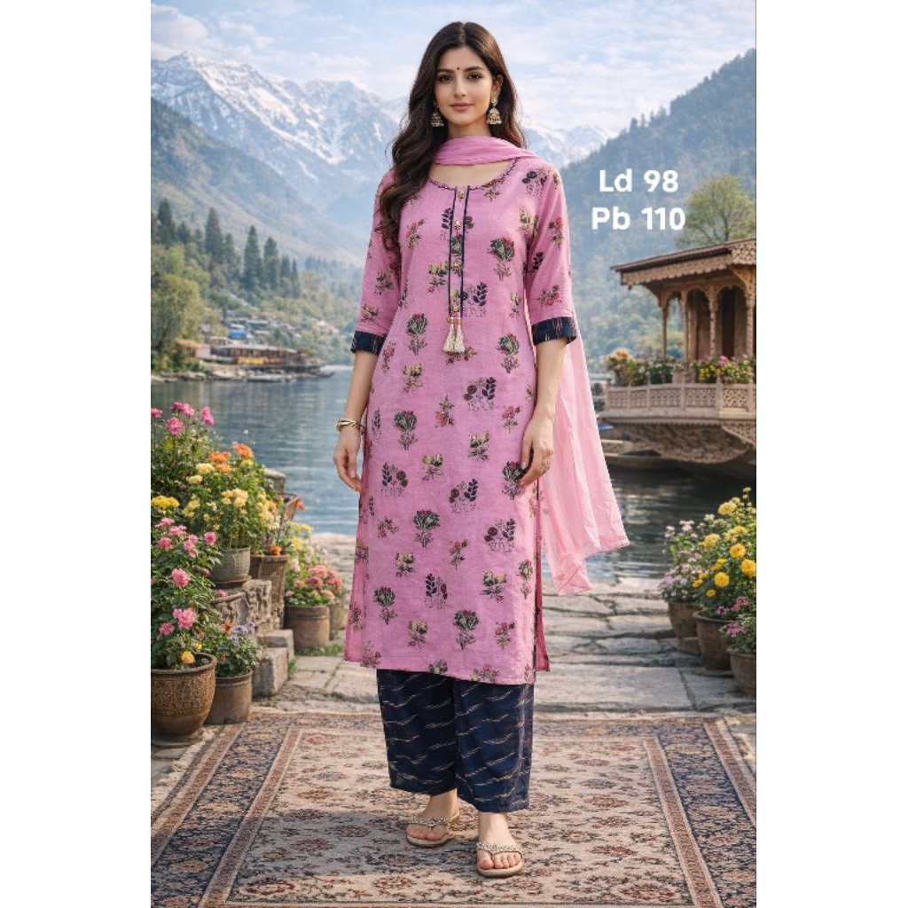 Kurti Set Baju India Bordir lengan Panjang Anupama kasautii prerna Bollywood Pakistan