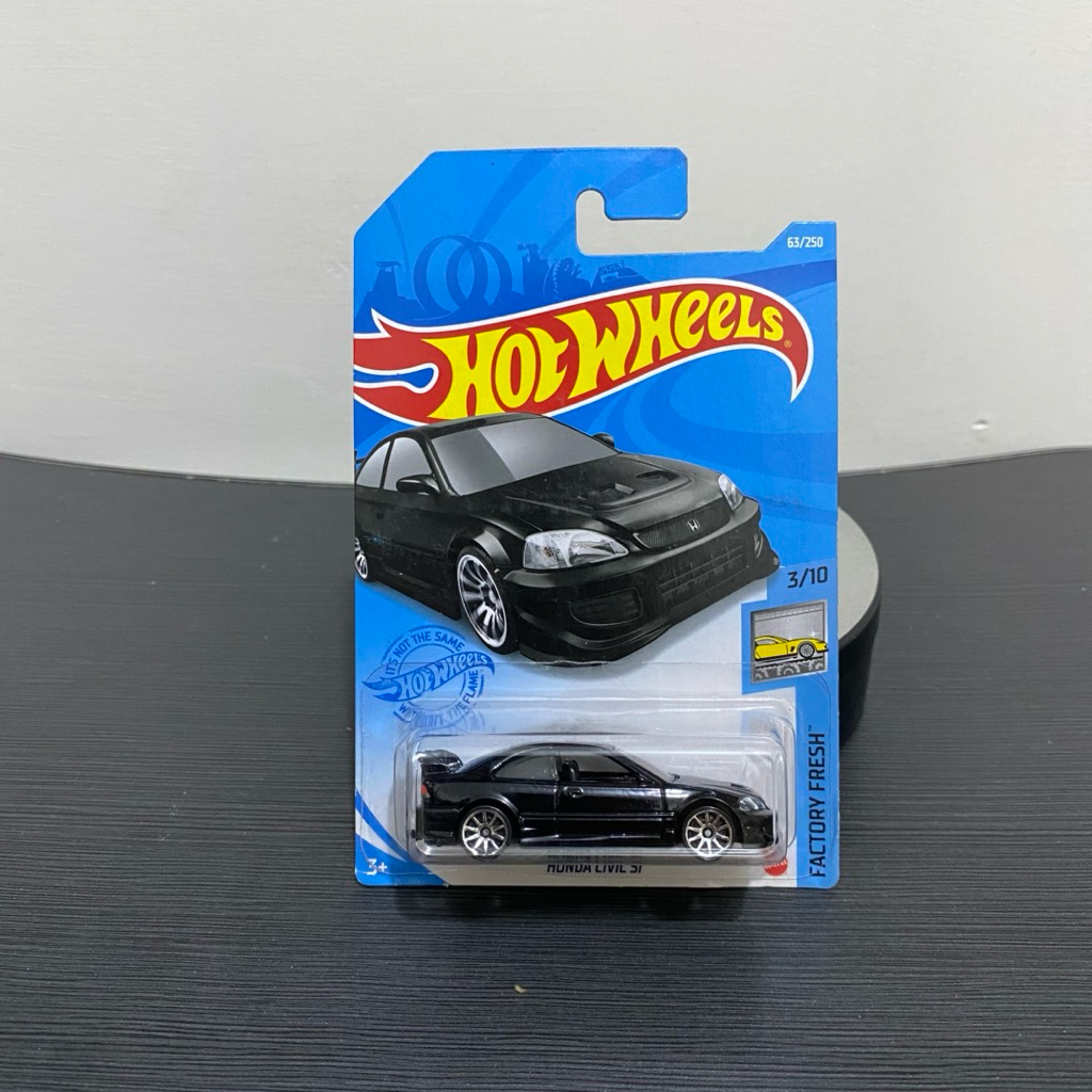 Hotwheels Honda Civic Si Hitam Bubble Crack