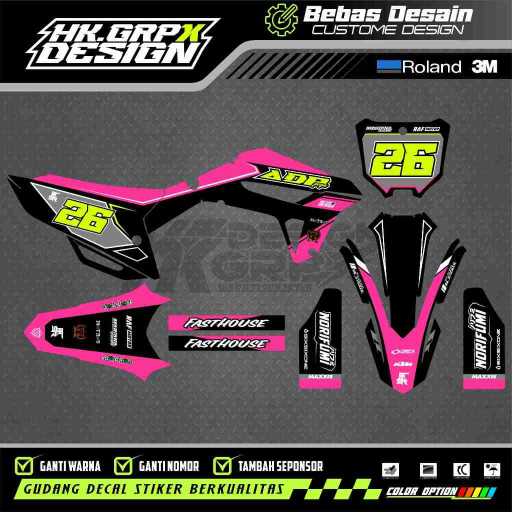 Decal CRF 450 2021 Fullbody CRF 450 R / 250 Hrv Free Custome Design
