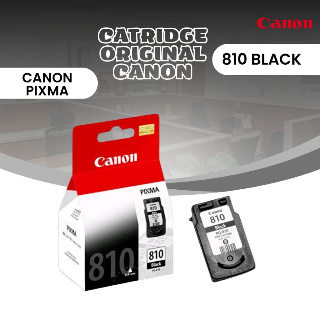 Cartridge Canon 810 Black Original – Tinta Printer Canon PIXMA