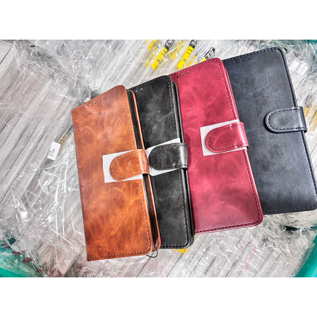 Leather Flip Case Oppo Reno 2F / Reno 4 / Reno 4F / Reno 11F FLIP WALET