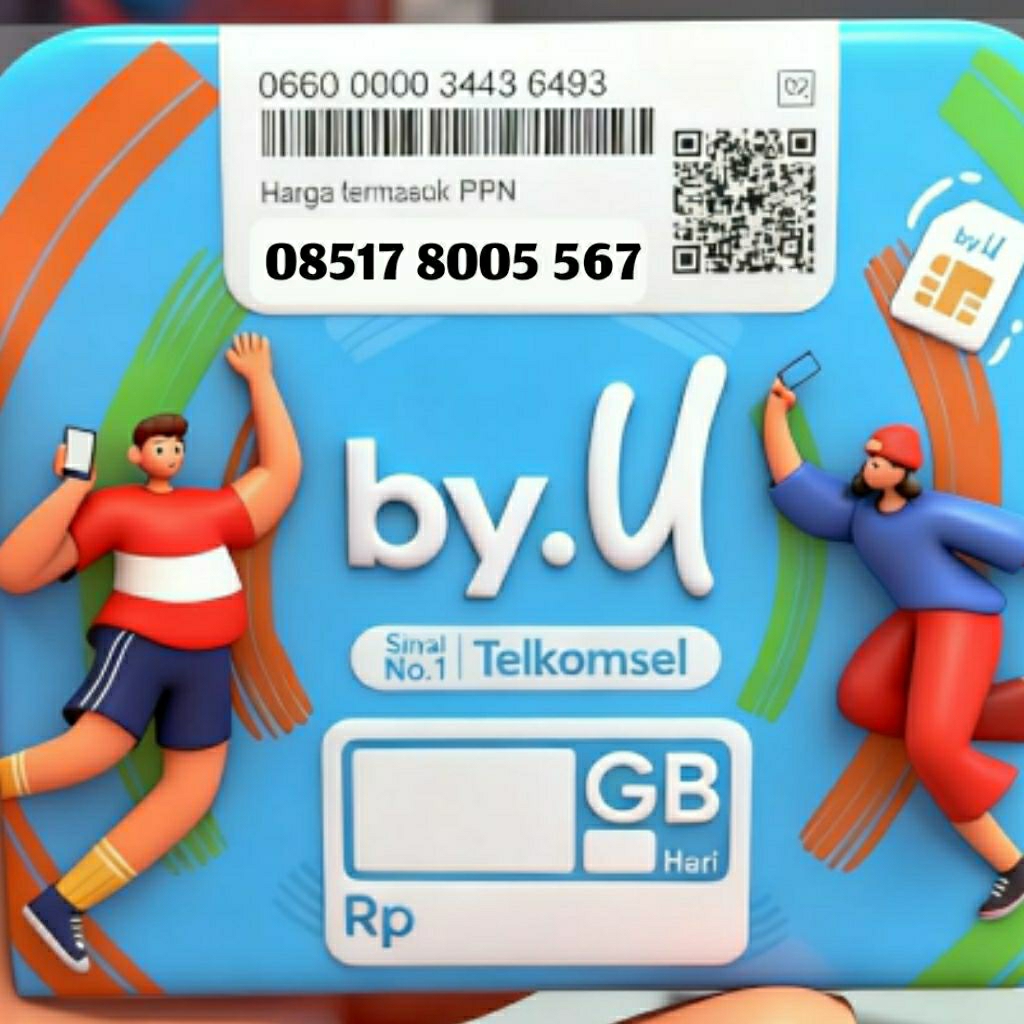 TELKOMSEL BYU NOMOR CANTIK 8005 BOOS 234 567 789