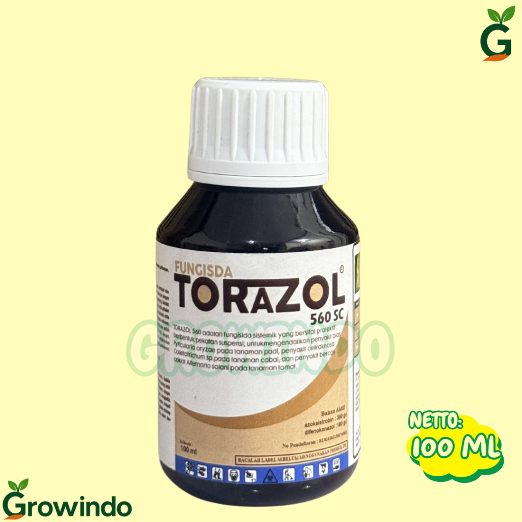 Torazol 580SC 100ML Fungisida Cabai Anti Jamur Daun Buah Sistemik