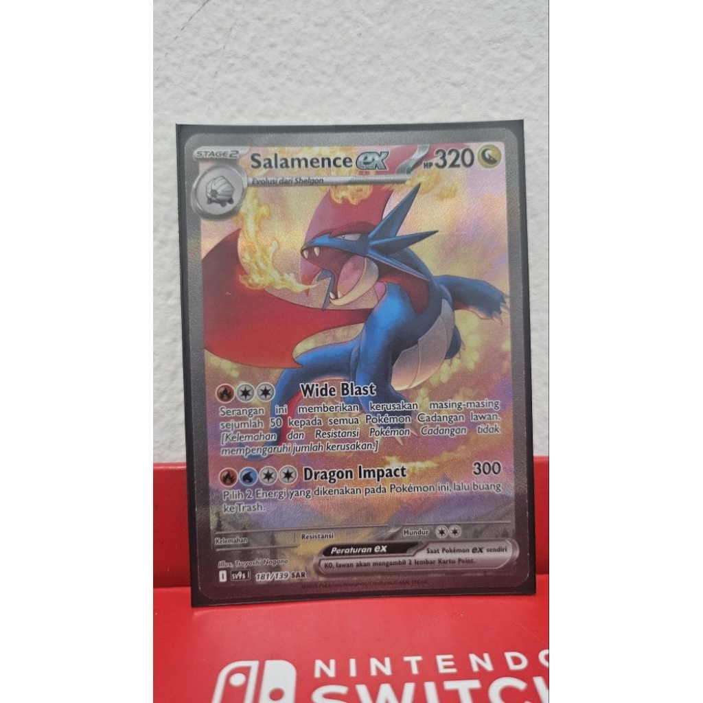 TCG Pokemon Indonesia - Salamence EX (ID) - SV9s 181/139 SAR