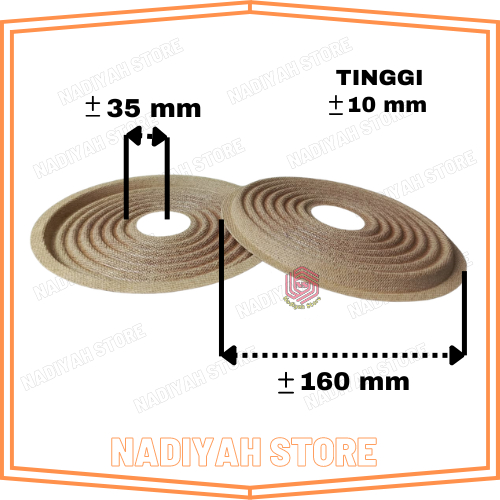 DEMPER SPEAKER DAMPER SPEAKER 15 INCH DIAMETER 44MM