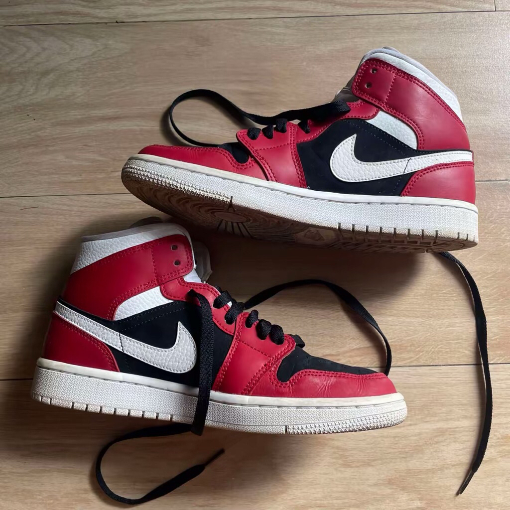 preloved nike AJ 1 gym red black