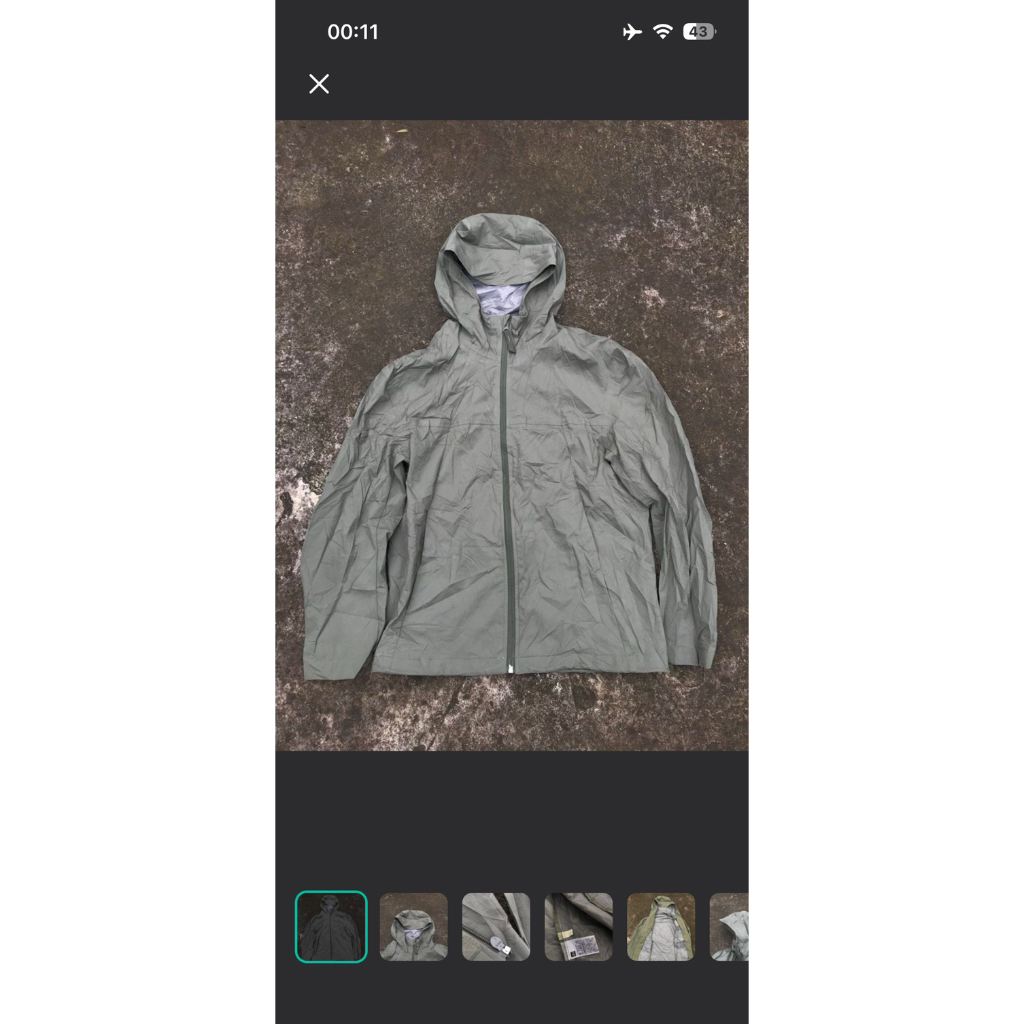 GU Global Uniqlo blocktech Outdoor Jacket