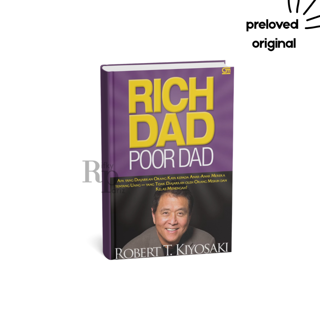 Preloved Buku Rich Dad Poor Dad Cover Lama