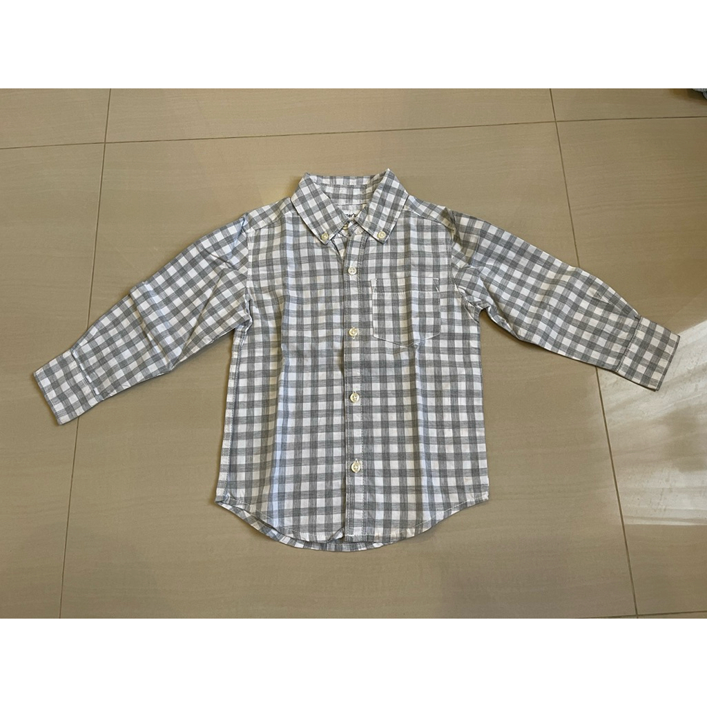 kemeja atasan batik anak laki 2-4T preloved branded