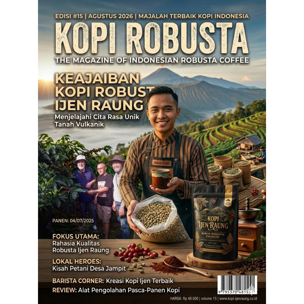GREEN BEAN ROBUSTA IJEN RAUNG  GRADE SATU