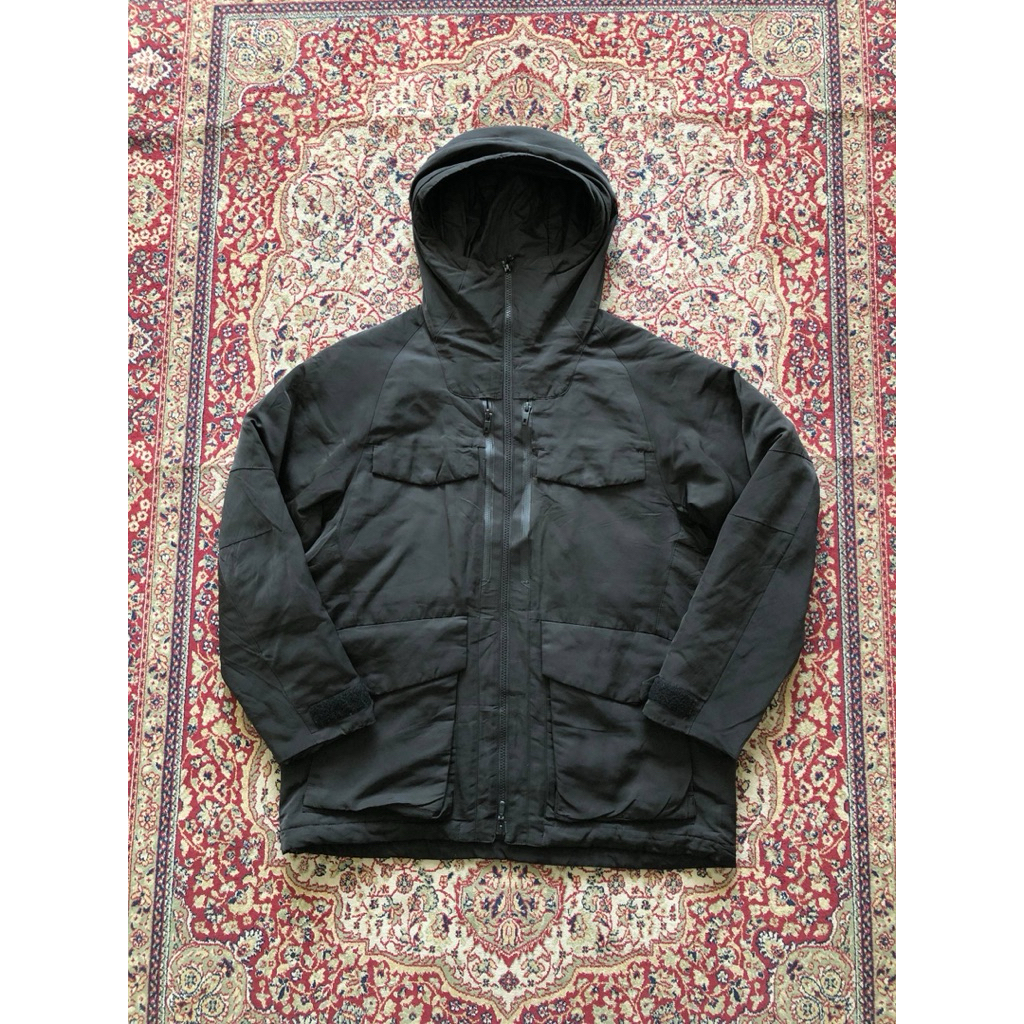 Uniqlo x white mountaineering hybrid down oversized parka jacket Casual uniqlo winter jacket i147