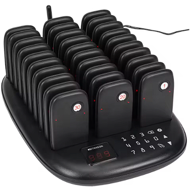 Wireless Calling System Restaurant Mesin Bel Antrian Restoran Cafe Pager