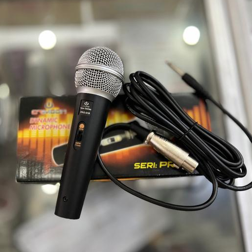 Mic Kabel CRIMSON PRO 318 Dynamic Microphone Kabel Crimson 318 / Mic Pegang Kabel Mikrofon