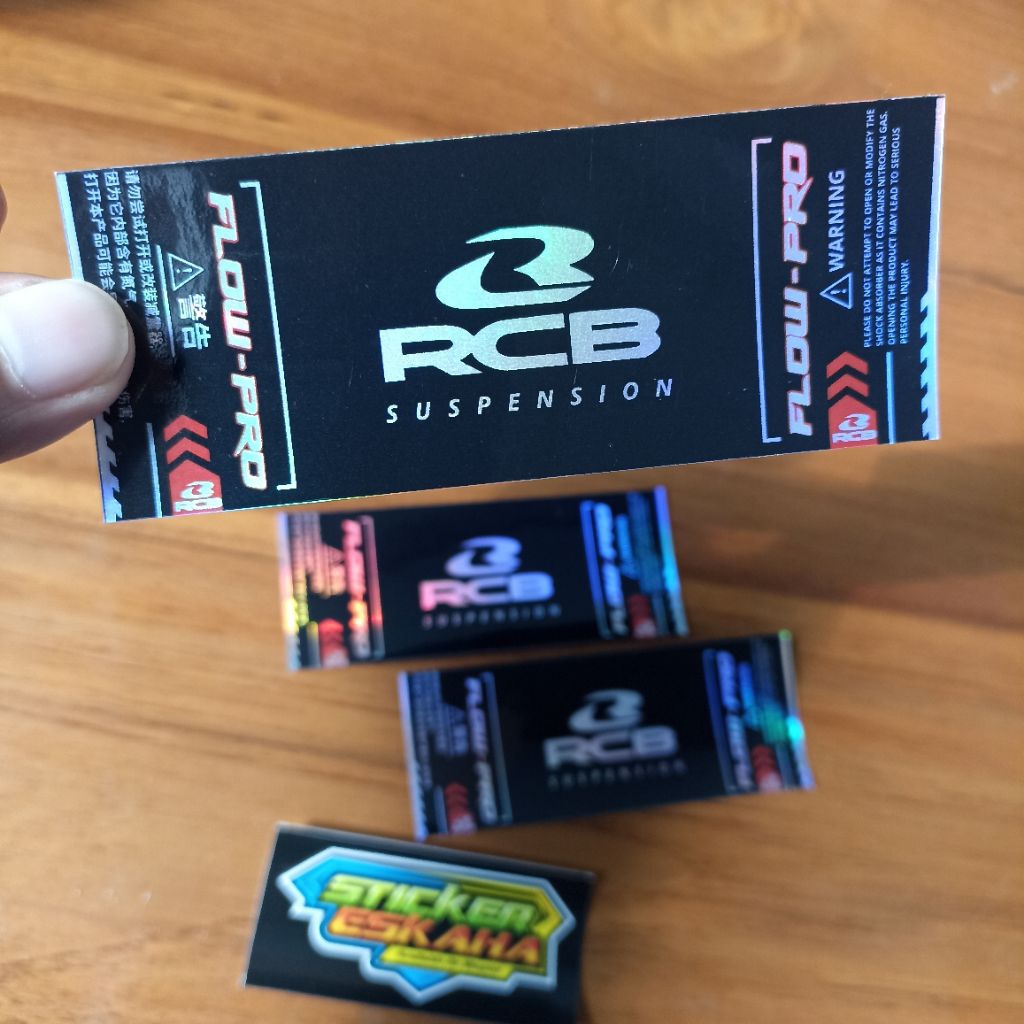 Stiker RCB Flow Pro Sticker Shock Tabung