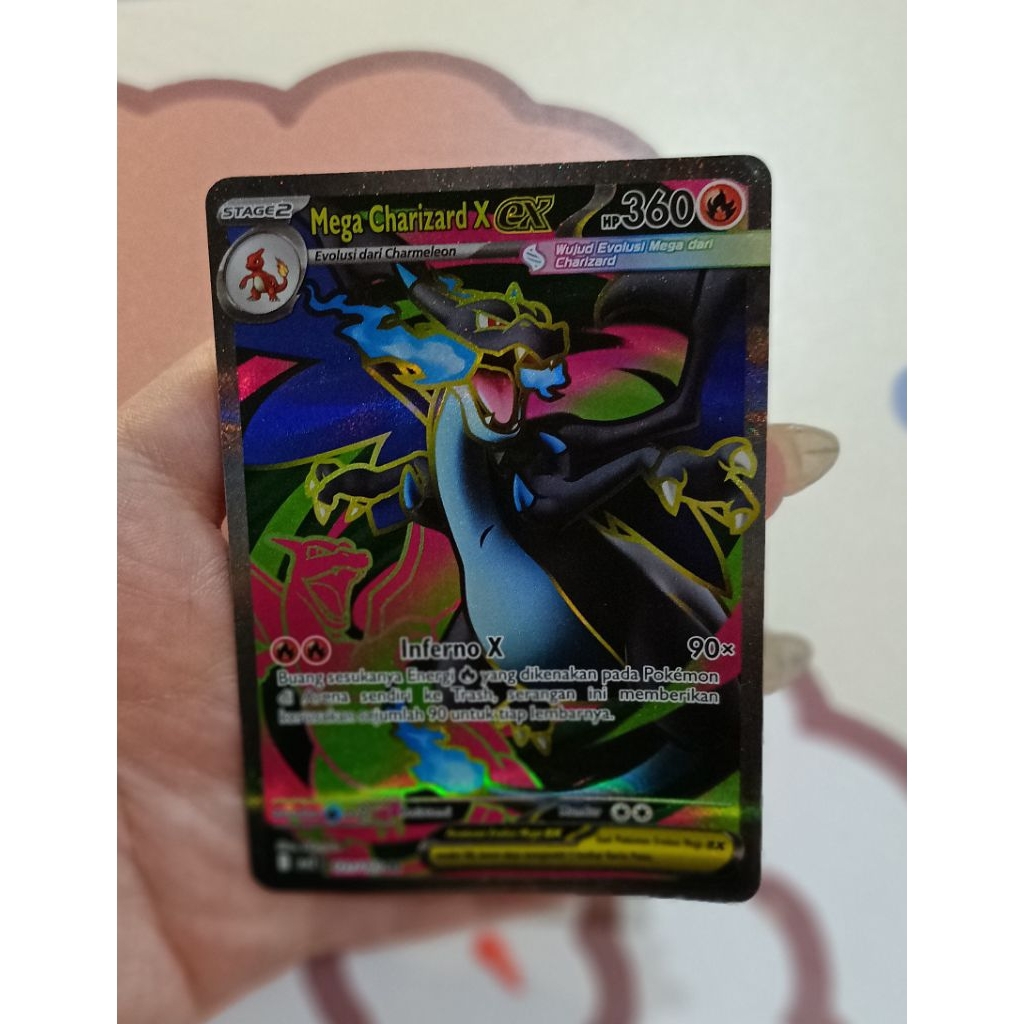 Kartu pokemon mega Charizard Ex